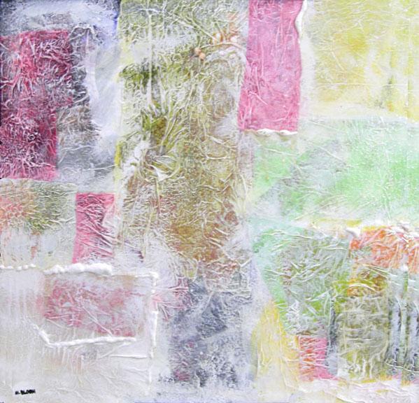 Mixed Media Painting on Canvas entitiled 'Aspen Spring'