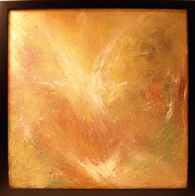 Acrylic Painting on Canvas Entitled 'Desert Star' - 16 in. x 16 in.