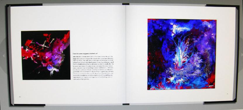 Sample Page2 of Mike Bloom in New Aleatoric Art Book